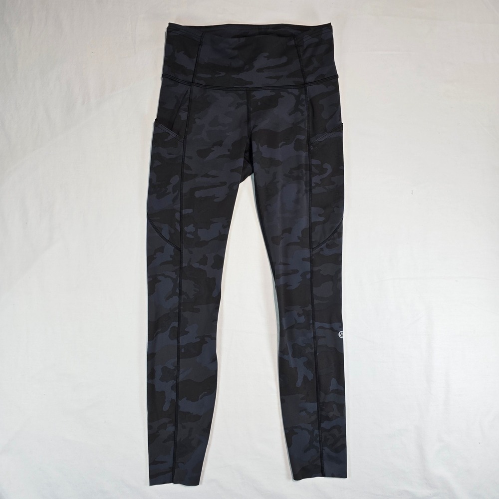 Lululemon Fast and Free High-Rise Tight 28 Heritage 365 Camo Deep Coal Multi 4